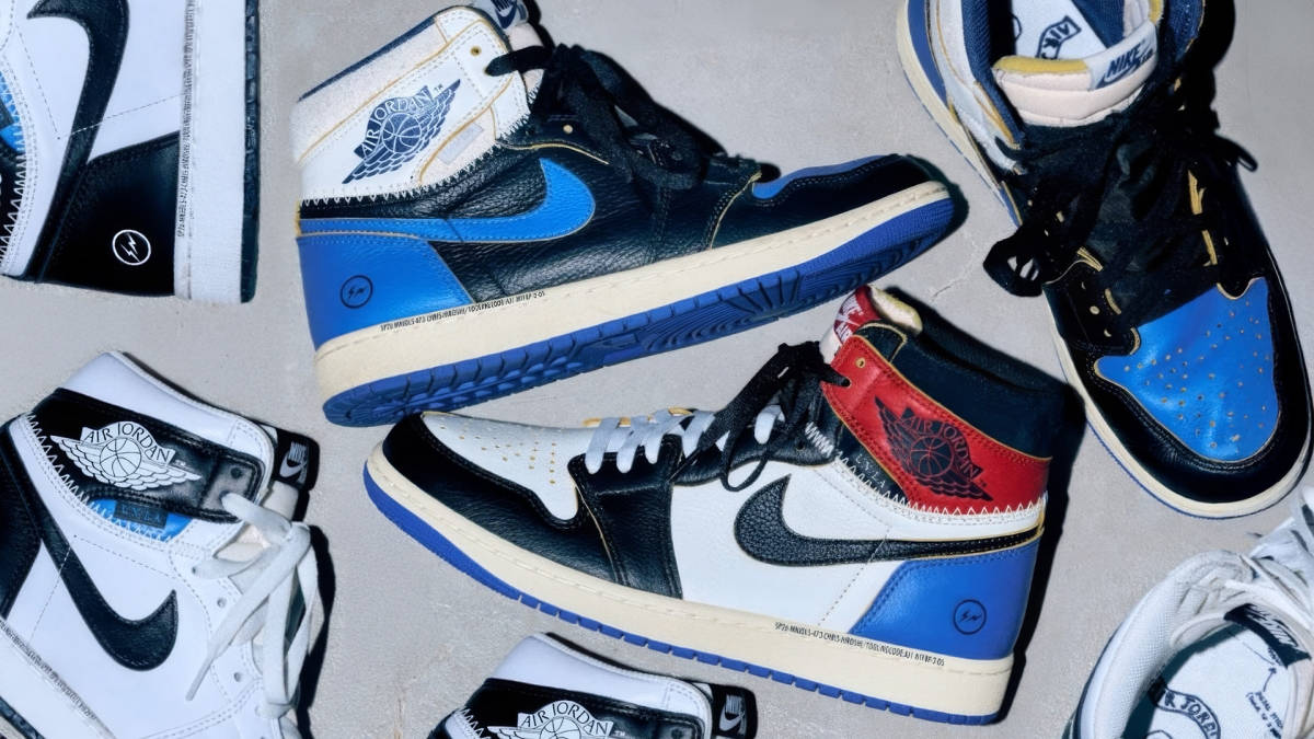 jordan 1 game royal vs fragment