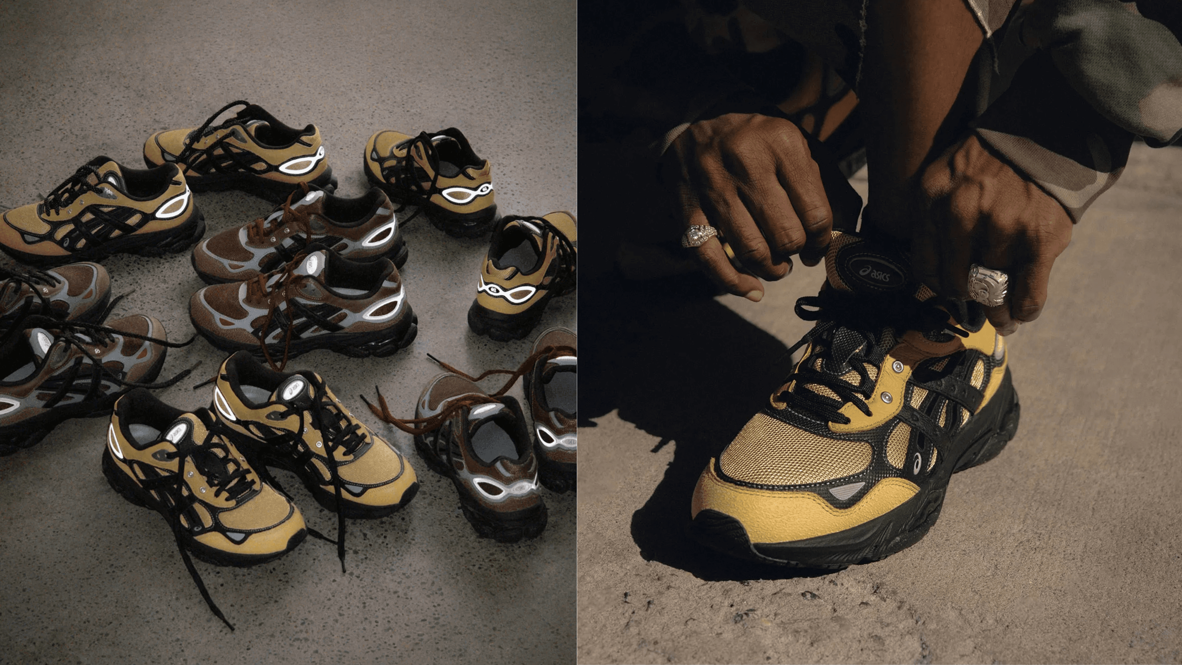 HAL Studios x ASICS GEL-NYC 2.0 Yellow Black