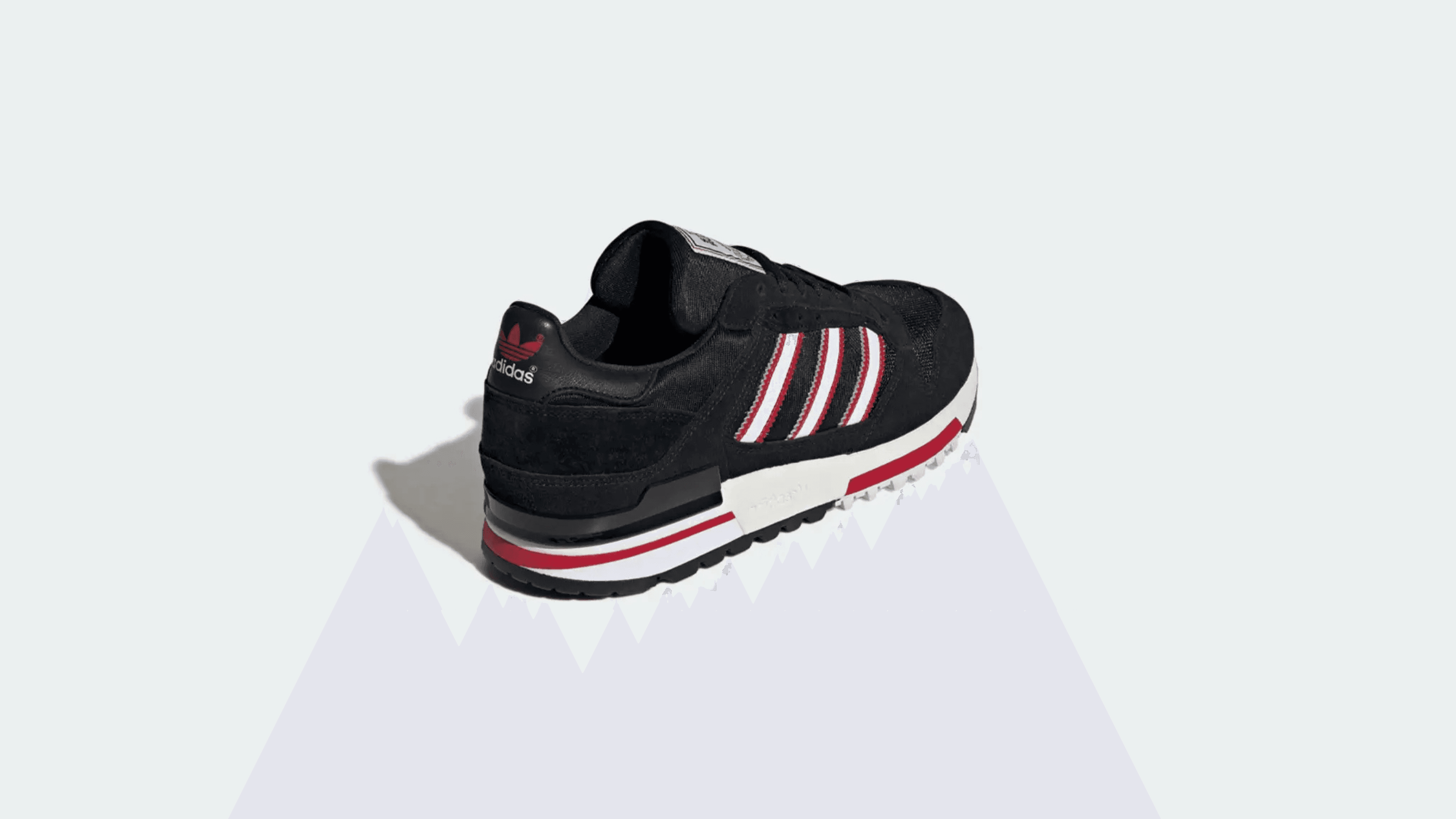 The Stone Roses x adidas ZX 600 Black Red
