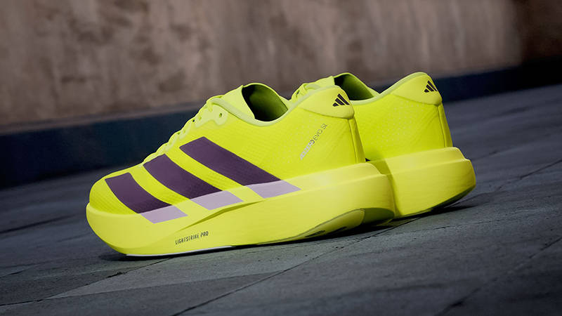 adidas Adizero EVO SL Solar Yellow Plum JR2024 back