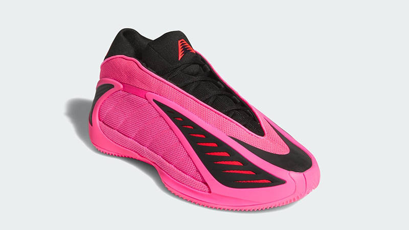 adidas Anthony Edwards 2 Lucid Pink Black KJ2363 front