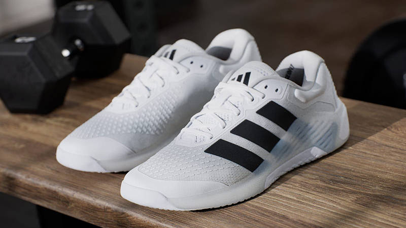 adidas Dropset 4 White Black JR1960 front