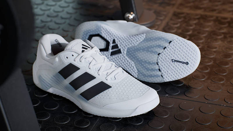 adidas Dropset 4 White Black JR1960 side