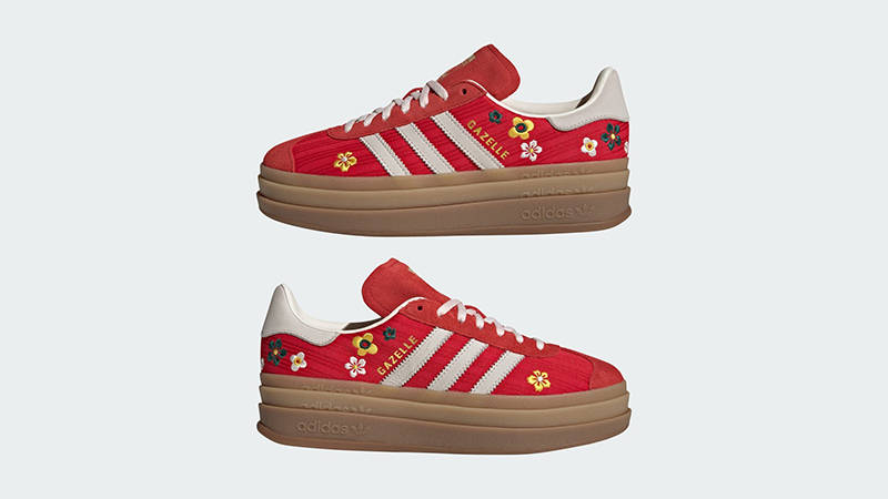 adidas Gazelle Bold Better Scarlet Floral IH1921 feature