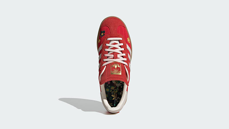 adidas Gazelle Bold Better Scarlet Floral IH1921 middle