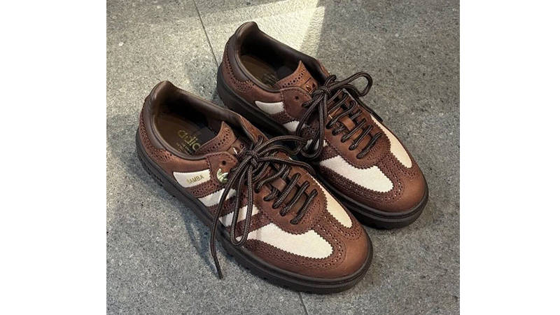 adidas Samba WTR Brown from top