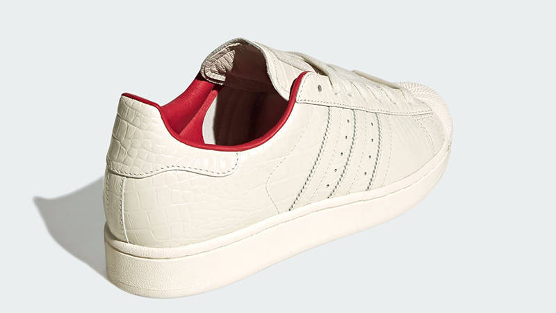 adidas Superstar II Core White Better Scarlet IH9763 back