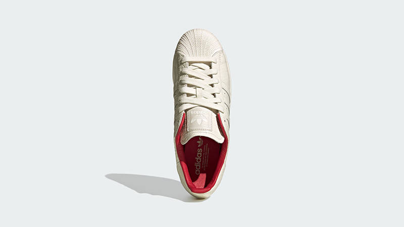 adidas Superstar II Core White Better Scarlet IH9763 middle