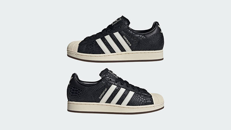 adidas Superstar II Croc Black Cream KH8972 feature