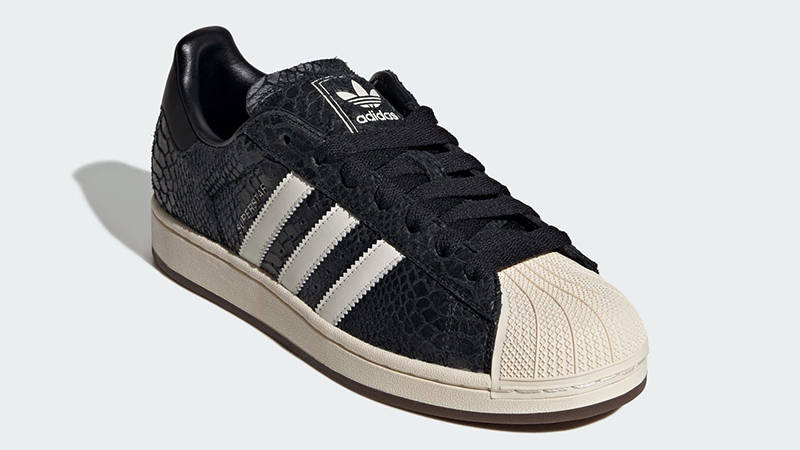 adidas Superstar II Croc Black Cream KH8972 front