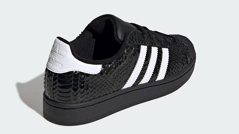 adidas Superstar II Croc Black White KH9019 back