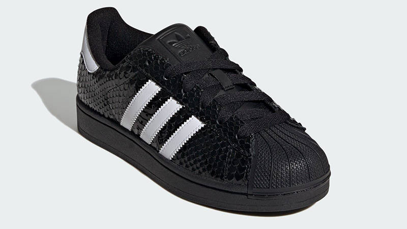 adidas Superstar II Croc Black White KH9019 front