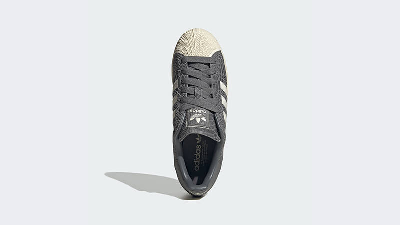 adidas Superstar II Croc Grey White KH8973 middle