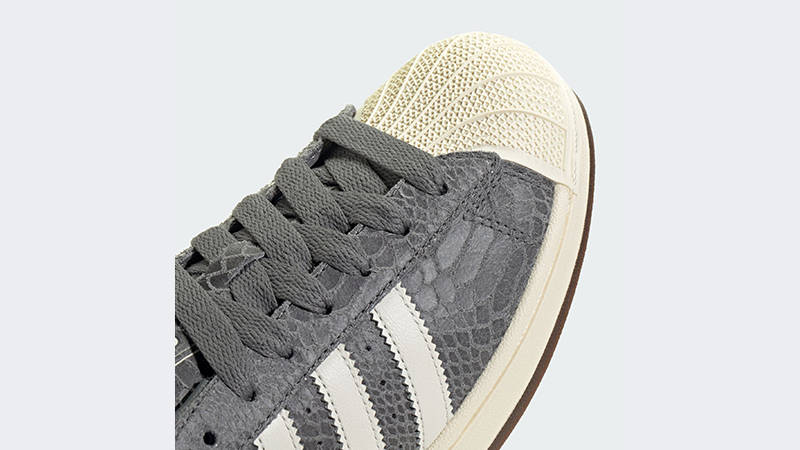 adidas Superstar II Croc Grey White KH8973 toe