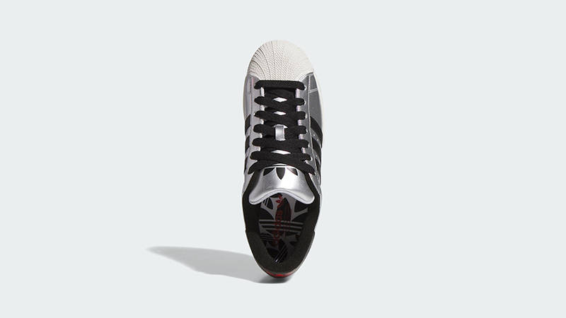 adidas Superstar II Silver Metallic Black KI2005 middle