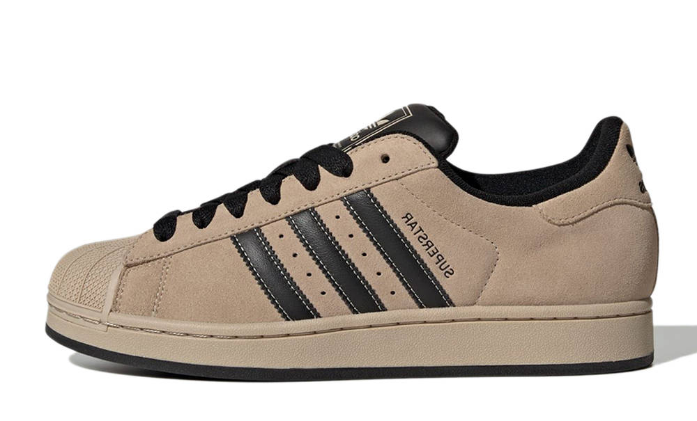 adidas Superstar II Stone Khaki Black