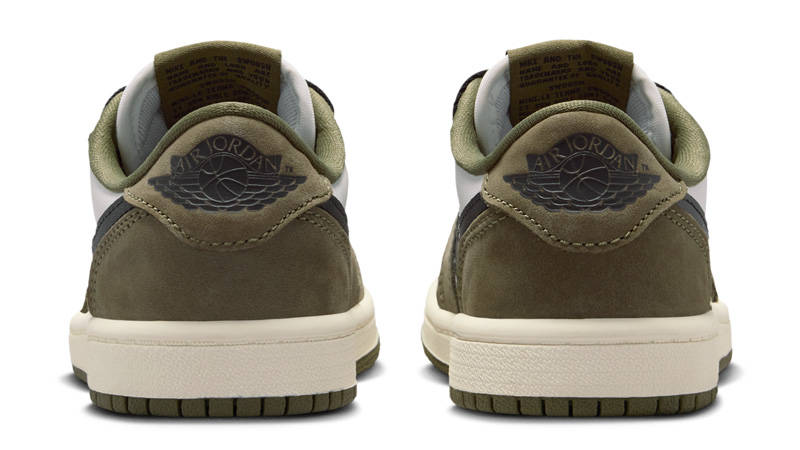 Air Jordan 1 Low OG PS Medium Olive Back