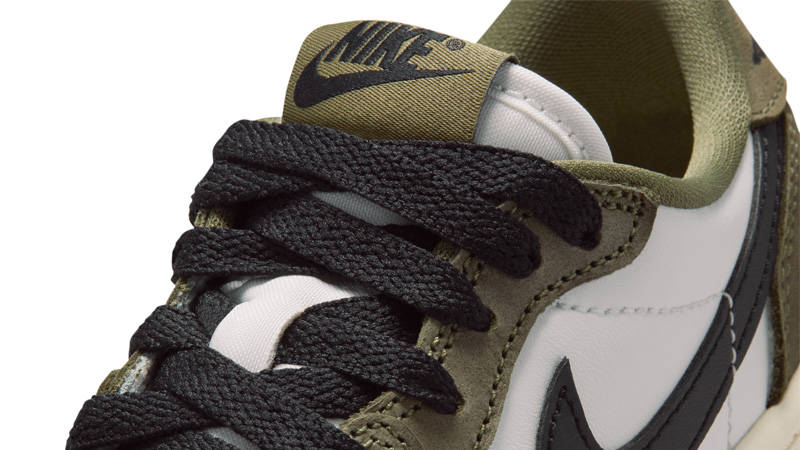 Air Jordan 1 Low OG PS Medium Olive Detail