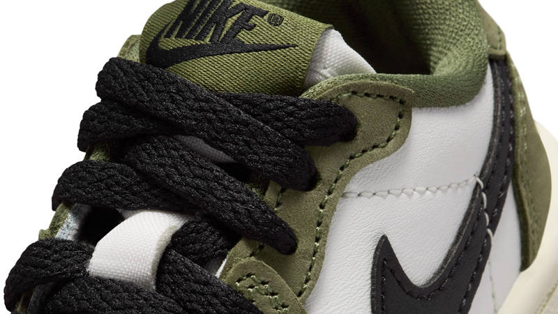 Air Jordan 1 Low OG TD Medium Olive Detail 1