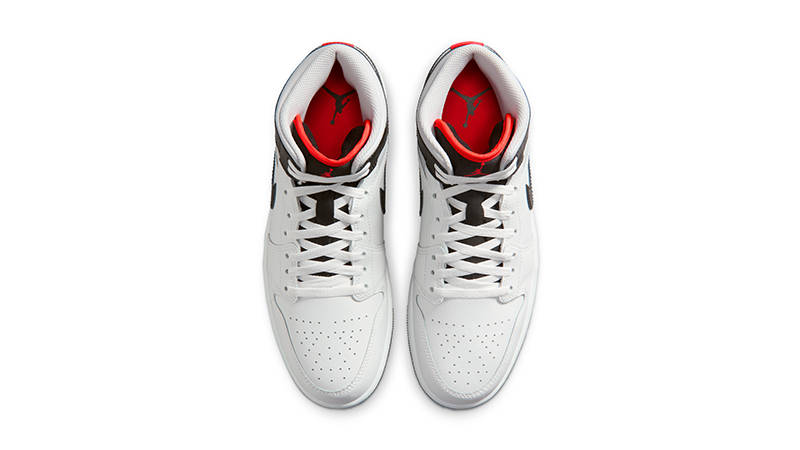 Air Jordan 1 Mid White Infrared 23 DQ8426-109 middle