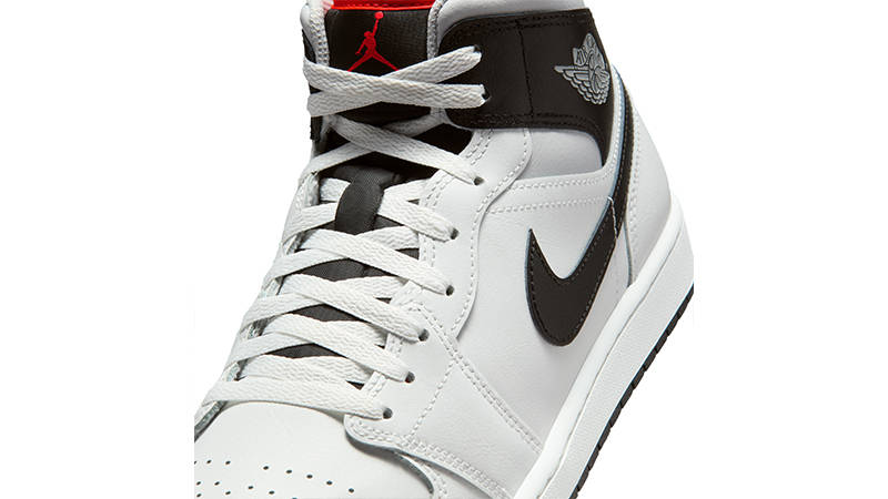 Air Jordan 1 Mid White Infrared 23 DQ8426-109 tongue