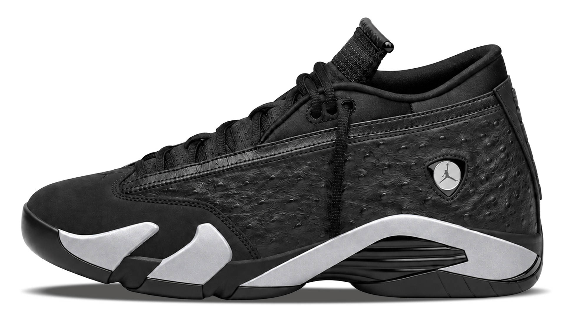 Air Jordan 14 Low Black Back