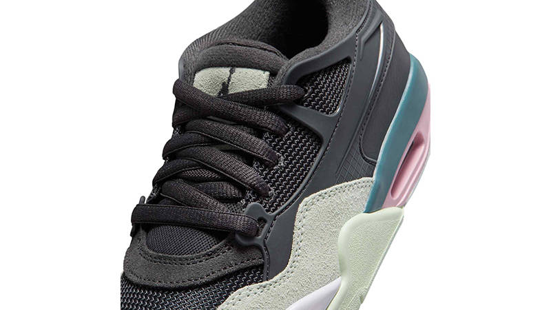 Air Jordan 4 RM GS Barely Green Jade Aura FQ7938-008 tongue