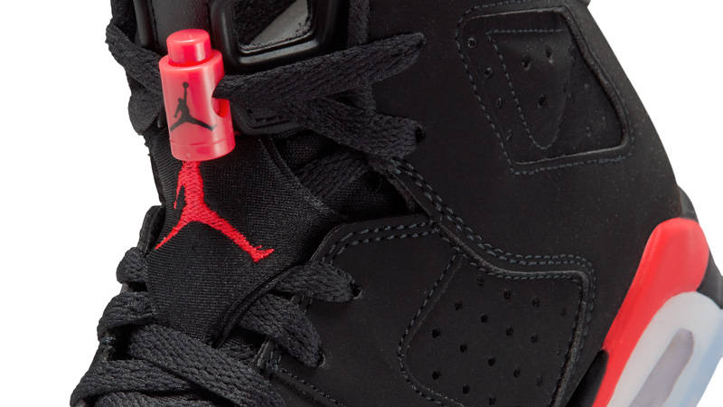 Air Jordan 6 Retro GS Infrared Salesman Detail