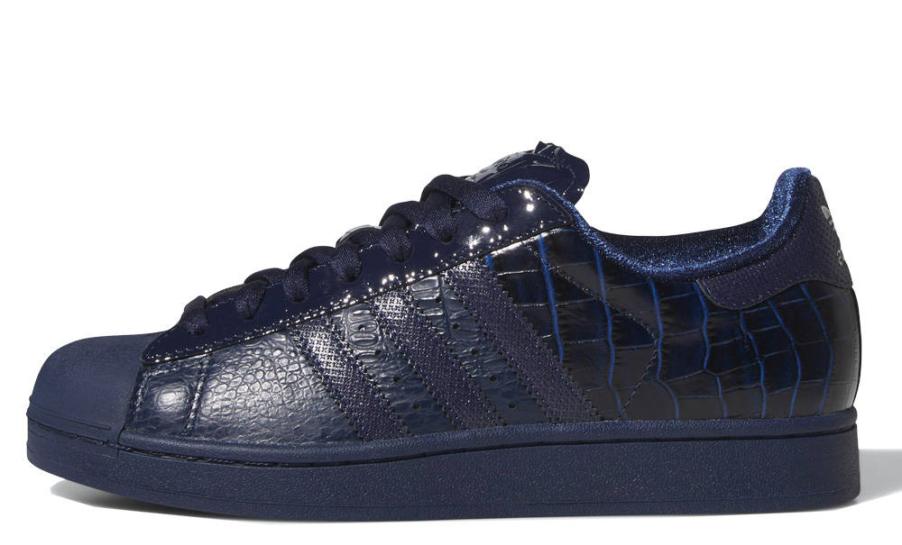 Anthony Edwards x adidas Superstar II Navy Croc