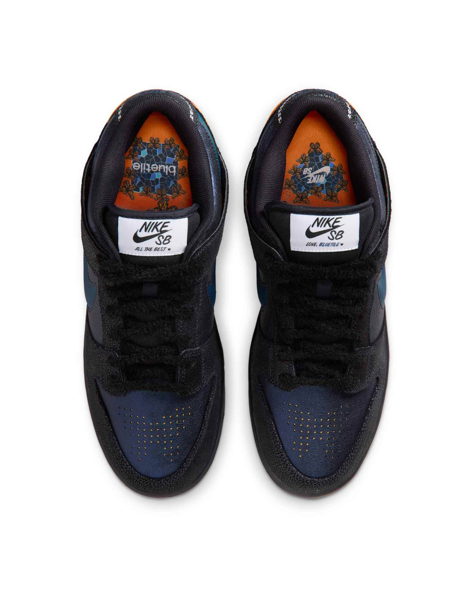 Bluetile Skateshop x Nike SB Dunk Low Butterfly middle