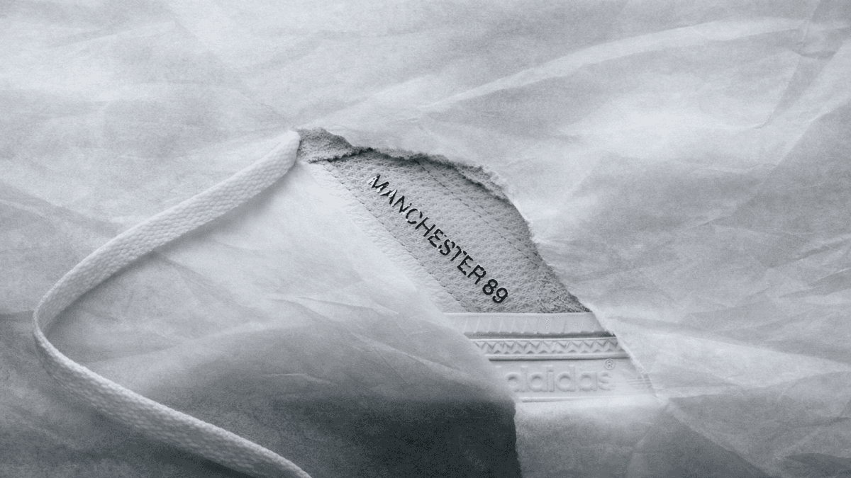 END. x adidas Manchester 89 Made in Germany white grey first image reveal