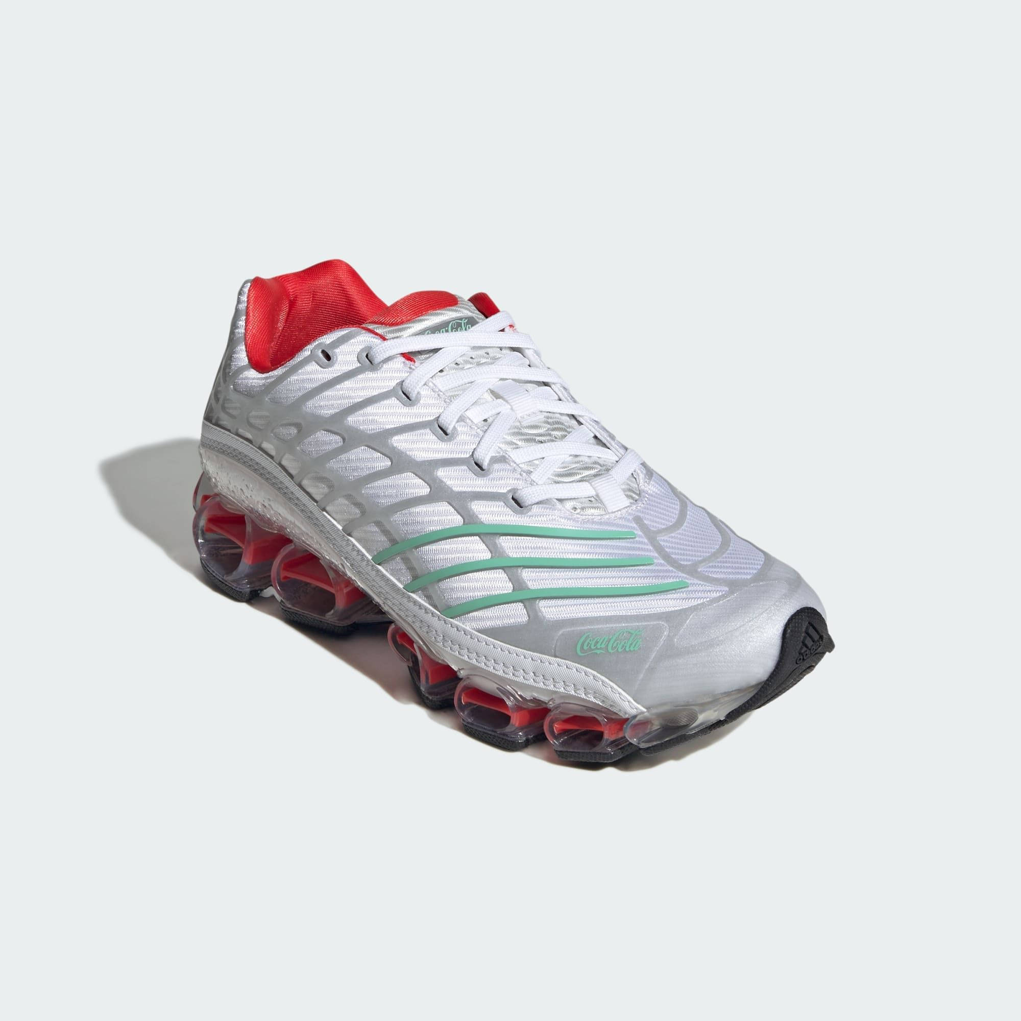 Coca-Cola adidas Megaride F50 Silver KH6896 front