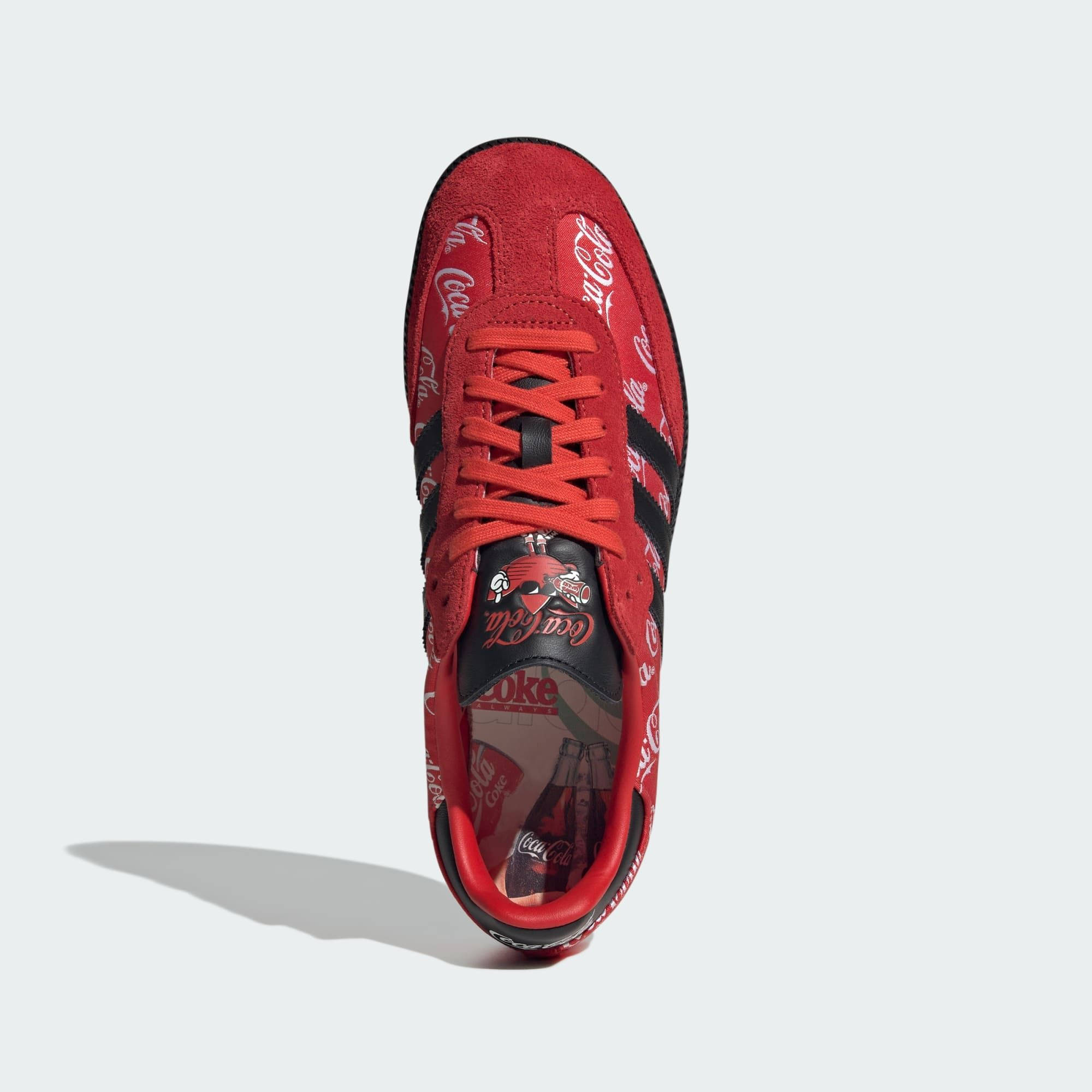 Coca-Cola x adidas Samba Red Black middle