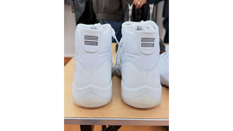 Comme des Garçons x Air Jordan 11 White back