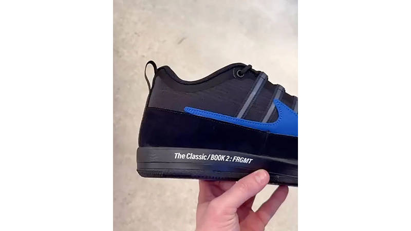 Fragment x Nike Book 2 Black White IO9950-900 side branding