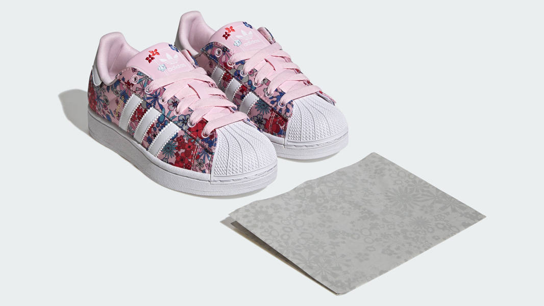 Liberty London x adidas Superstar II GS Floral Pink Pack