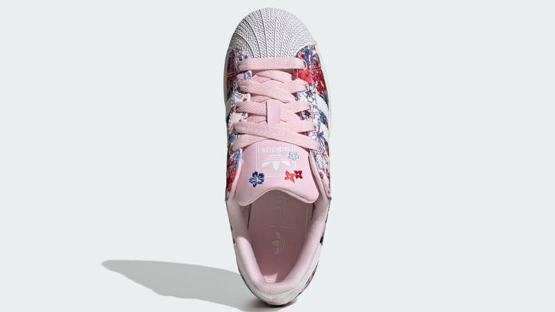 Liberty London x adidas Superstar II GS Floral Pink Top