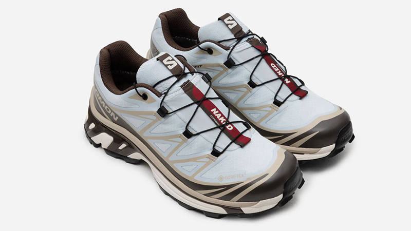 NAKED Copenhagen x Salomon XT-6 Gore-Tex Ballad Blue White Pepper front