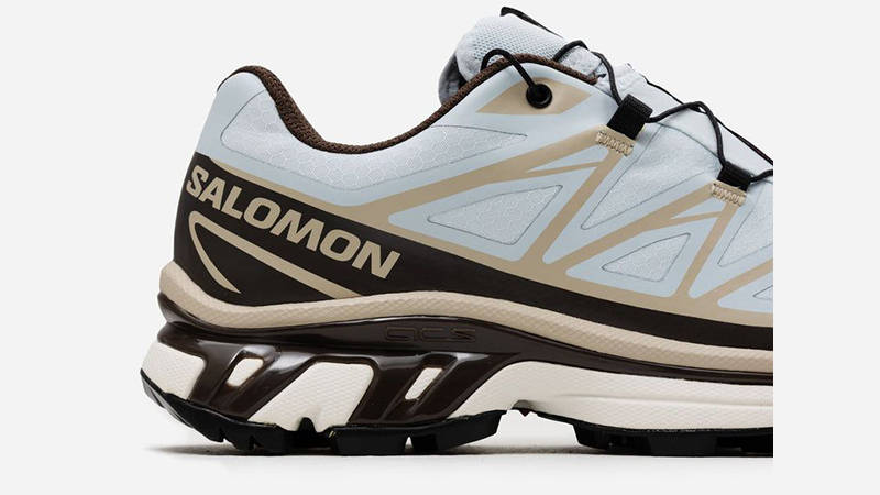 NAKED Copenhagen x Salomon XT-6 Gore-Tex Ballad Blue White Pepper heel