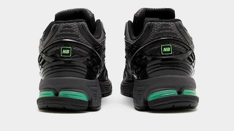 New Balance 1906R Black Electric Green back