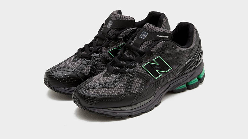 New Balance 1906R Black Electric Green front