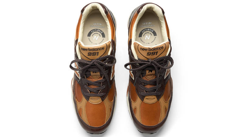 New Balance 991 Chocolate Plum Top