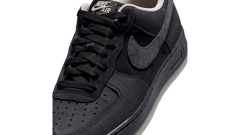 Nike Air Force 1 Low Black Fossil IQ9791-001 tongue