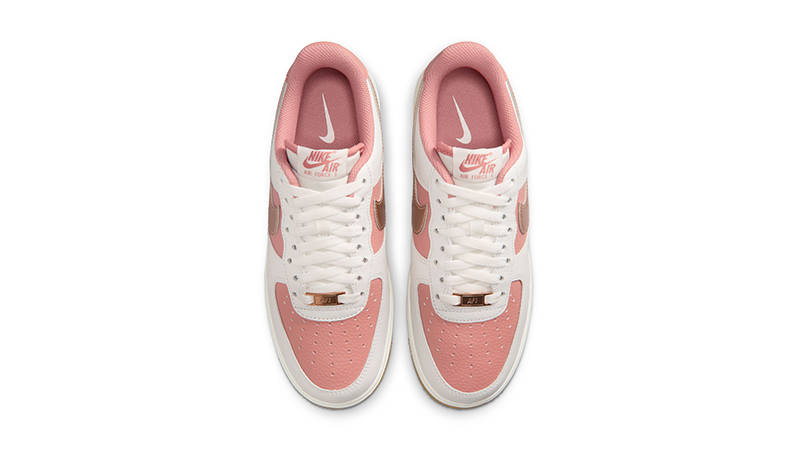 Nike Air Force 1 Low Rust Pink White IQ0360-685 middle
