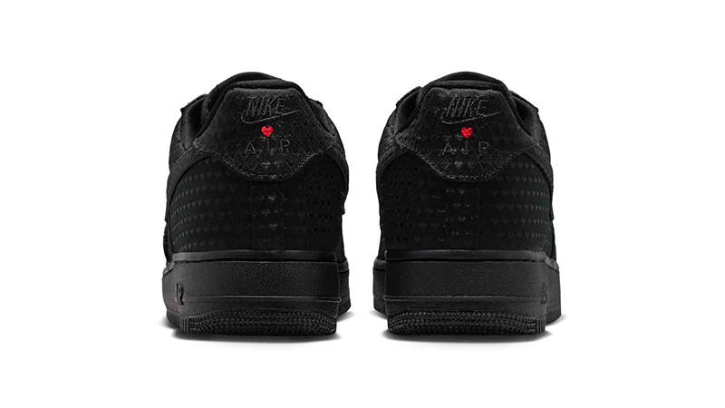 Nike Air Force 1 Retro Valentines Day Black 2026 IB6836-001 back