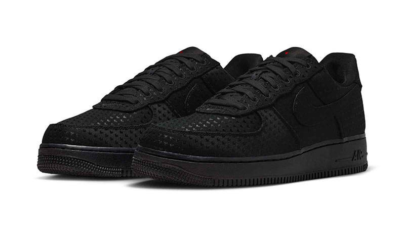 Nike Air Force 1 Retro Valentines Day Black 2026 IB6836-001 front