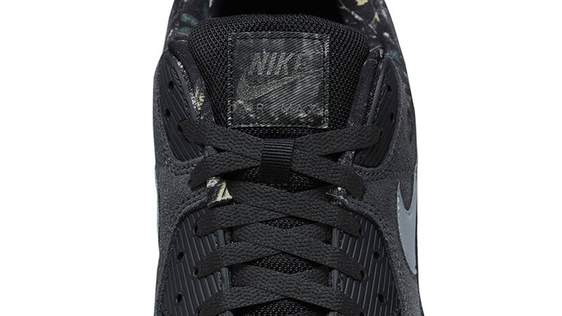Nike Air Max 90 Realtree Camo Black IQ0300-001 closeup