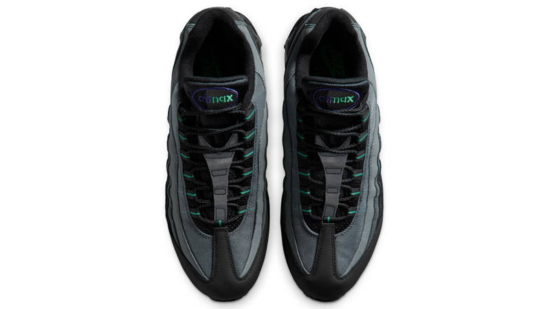 Nike Air Max 95 Big Bubble Black Grape Top View