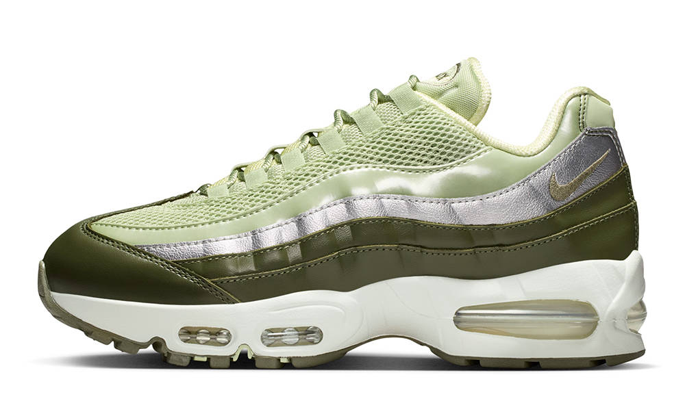 Nike Air Max 95 Olive Aura Metallic Silver | IB6398-300 | The Sole