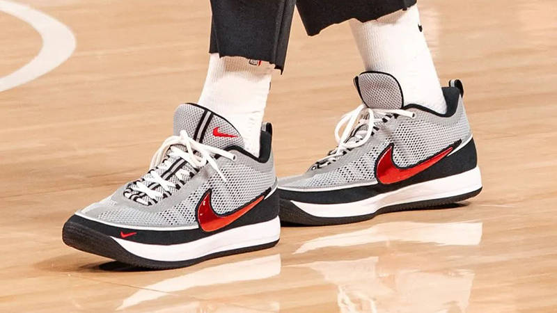Nike Book 2 Spiridon Sport Red IQ0050-001 on foot front